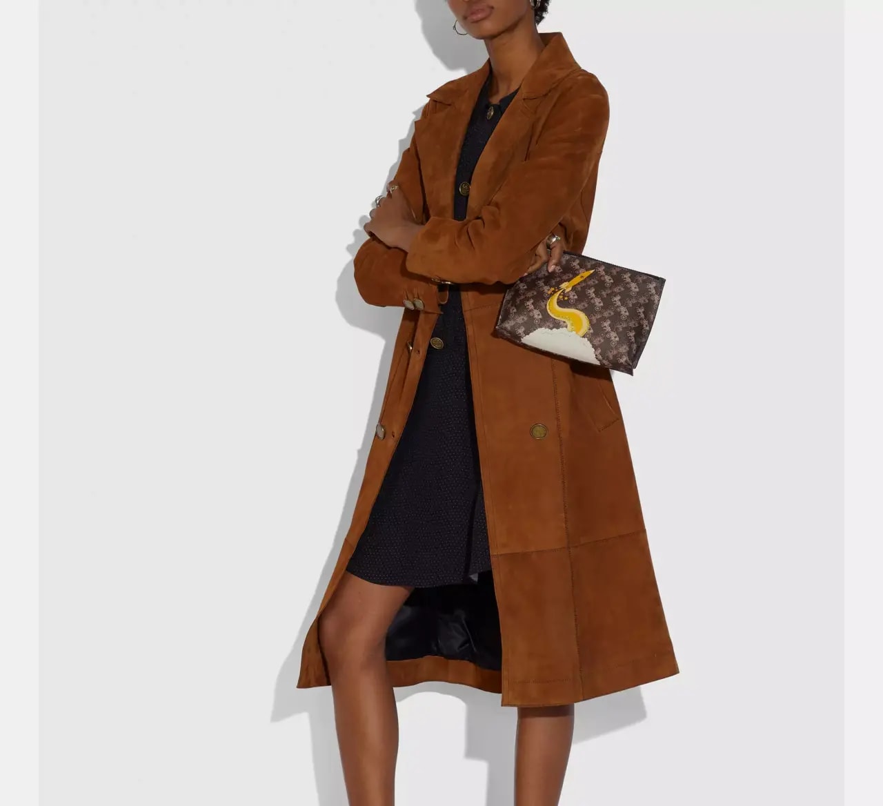 Túi Coach Charlie Pouch 'Carriage And Rocket' 86105-V5AA8 — ảnh 2
