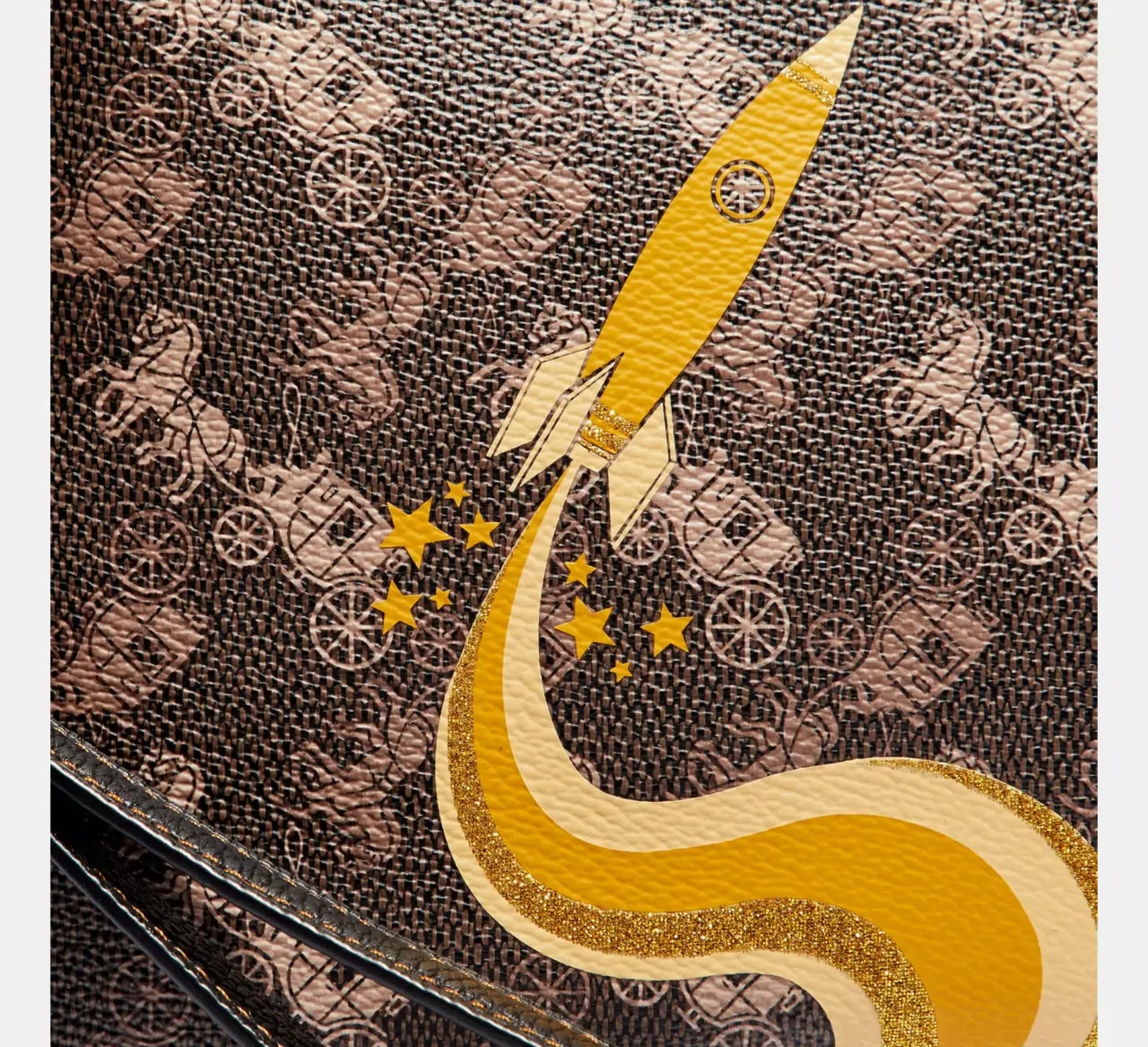 Túi Coach Charlie Pouch 'Carriage And Rocket' 86105-V5AA8 — ảnh 4