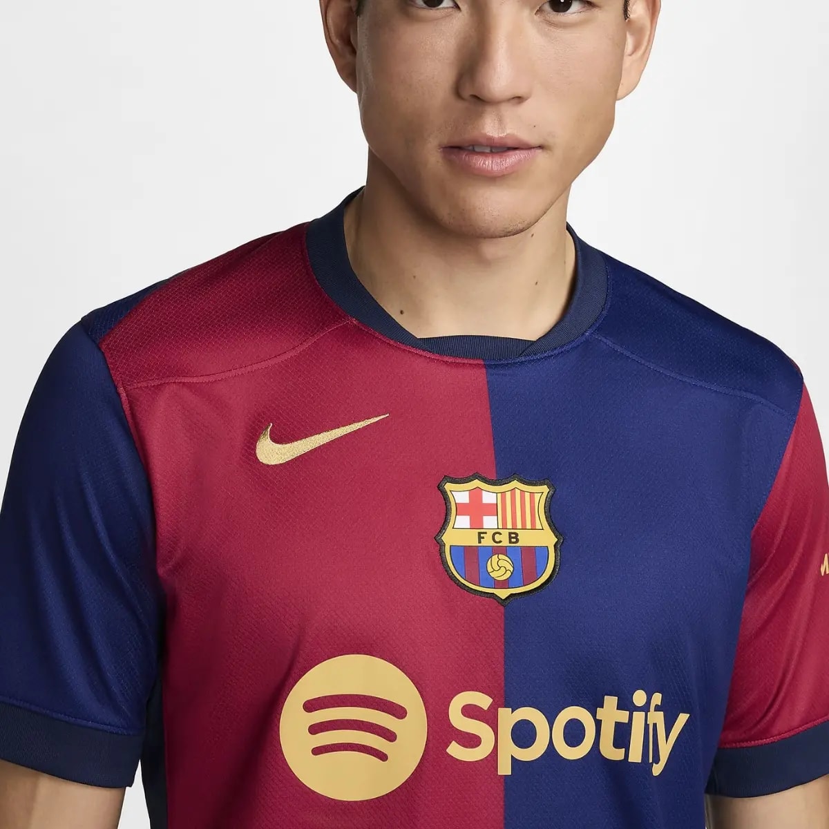 Áo Nike F.C. Barcelona 24/25 Stadium Home Dri-Fit 'Red Blue' FN8797-456 — ảnh 3