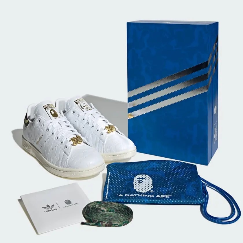 Giày Adidas Stan Smith x BAPE '30th Anniversary' IG1115 — ảnh 2