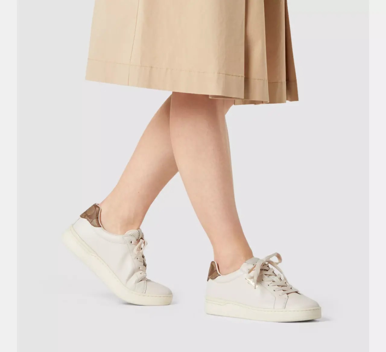Giày Coach Clip Low Top Sneaker 'Chalk' G4966-QDF — ảnh 4