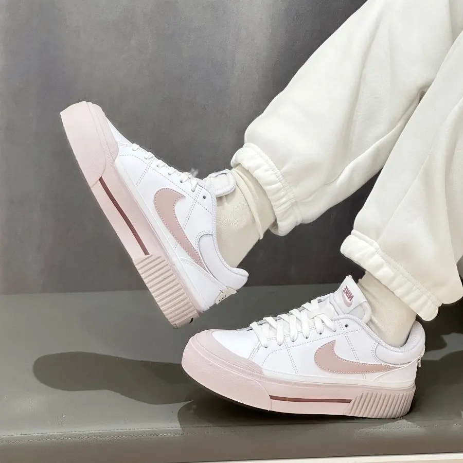 Giày Nike Court Legacy Lift 'White Mauve' DM7590-105 — ảnh 3