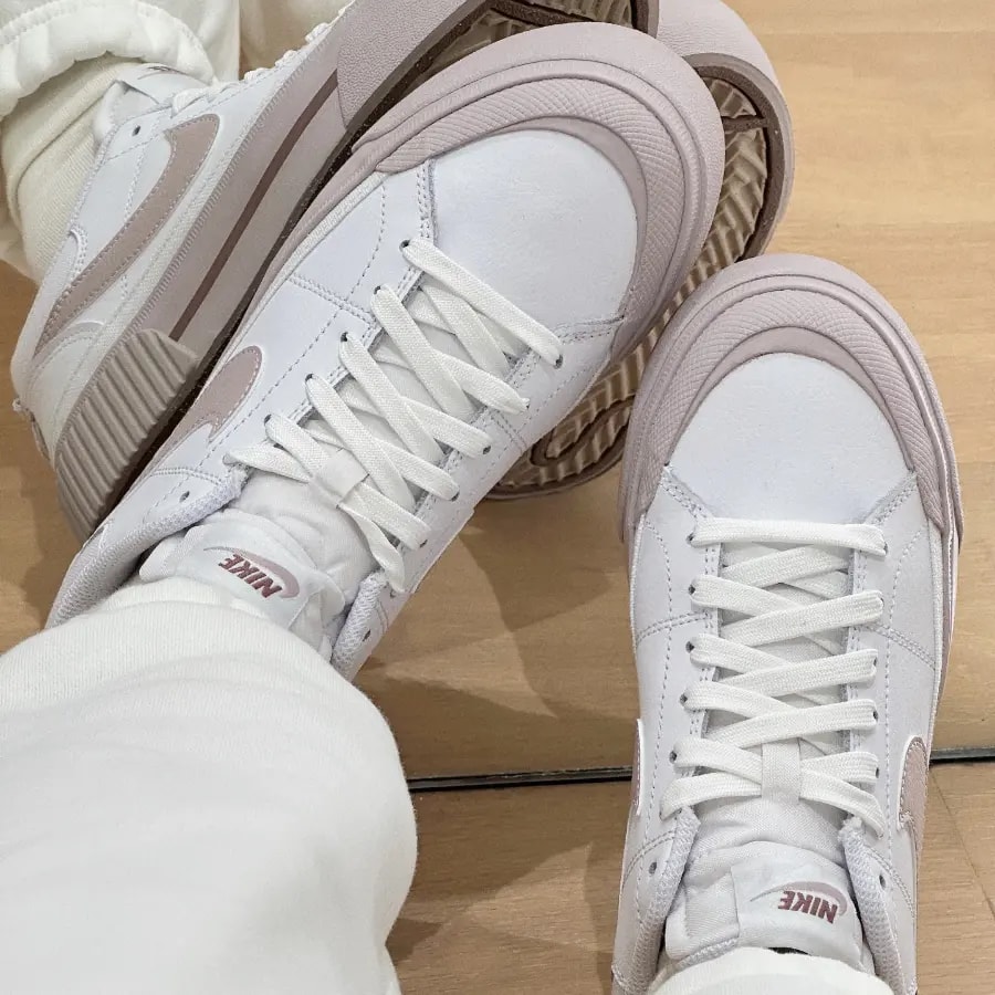 Giày Nike Court Legacy Lift 'White Mauve' DM7590-105 — ảnh 4