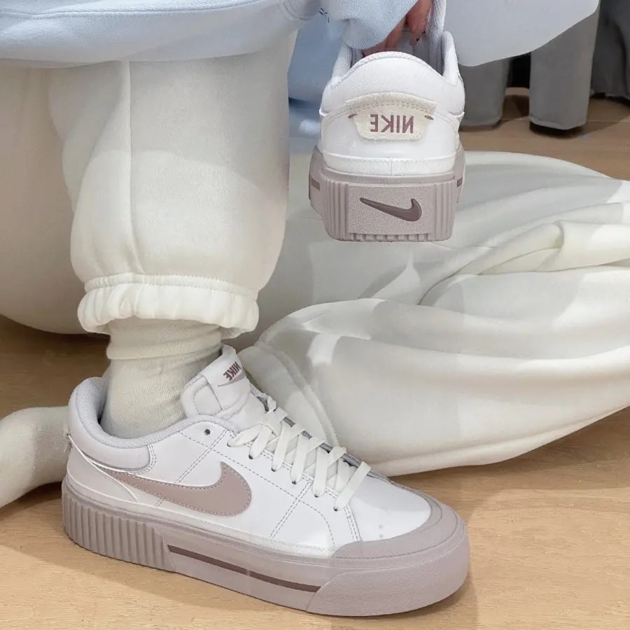 Giày Nike Court Legacy Lift 'White Mauve' DM7590-105 — ảnh 5