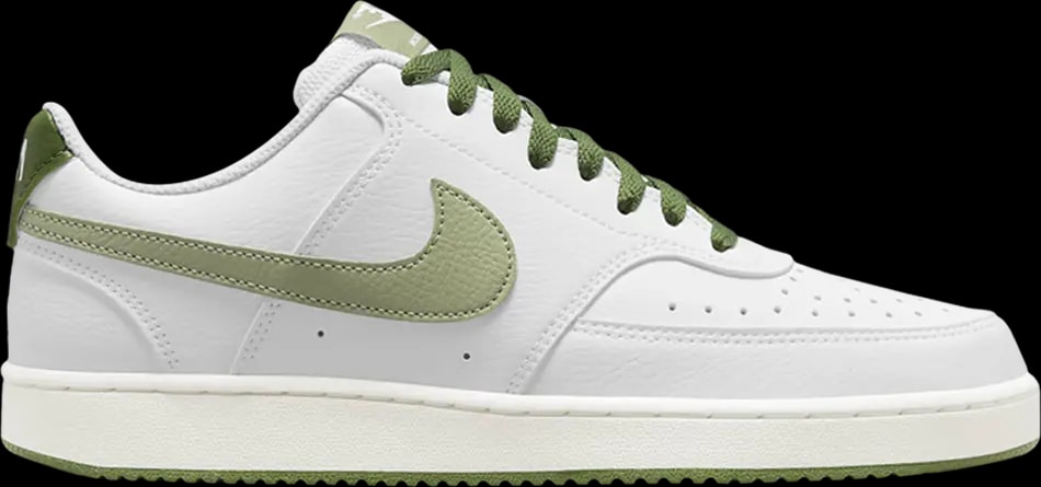 Giày Nike Court Vision Low 'White Oil Green' FJ5480-100 — kich-thuoc: 40.5