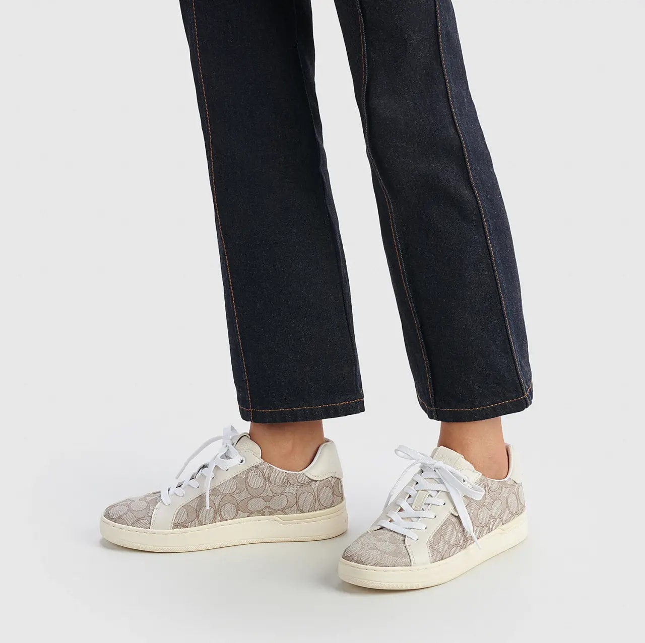 Giày Coach Lowline Low Top Sneaker 'Chalk' G5037-E4V — ảnh 3