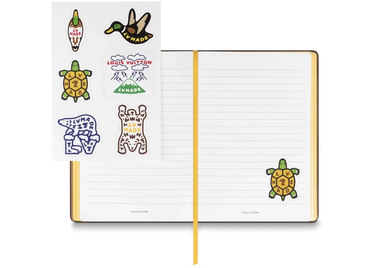 Sổ Louis Vuitton x Nigo Clemence Notebook 'Giant Brown' GI0504 — ảnh 3