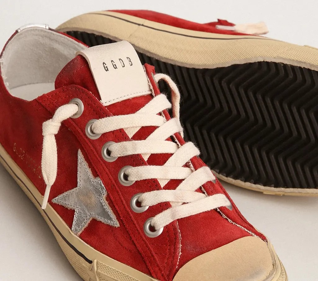 Giày Golden Goose V-Star 'Dark Red' GWF00129-F003090-40394 — ảnh 4
