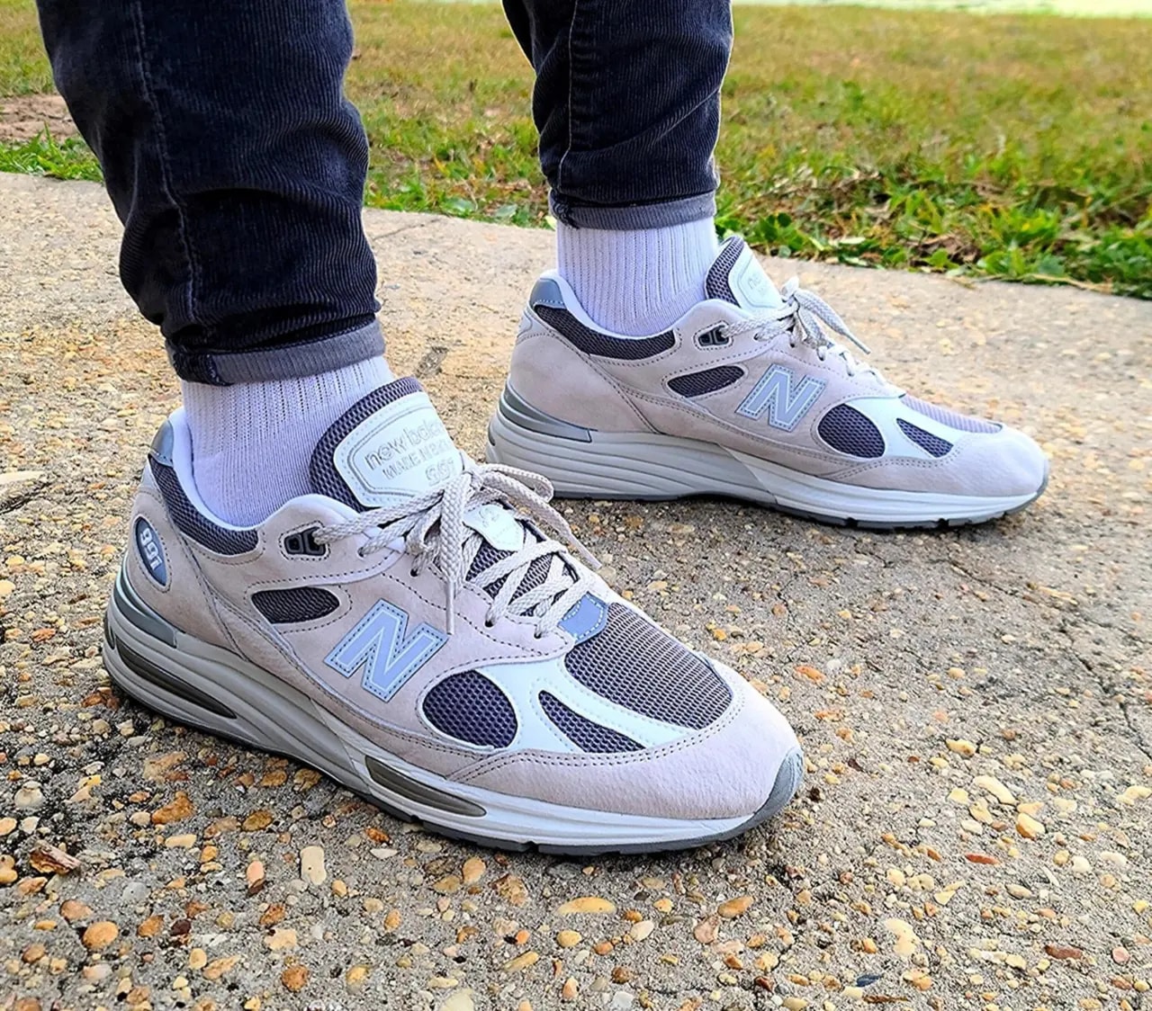 Giày New Balance 991V2 'Nimbus Cloud' U991LG2 — ảnh 3