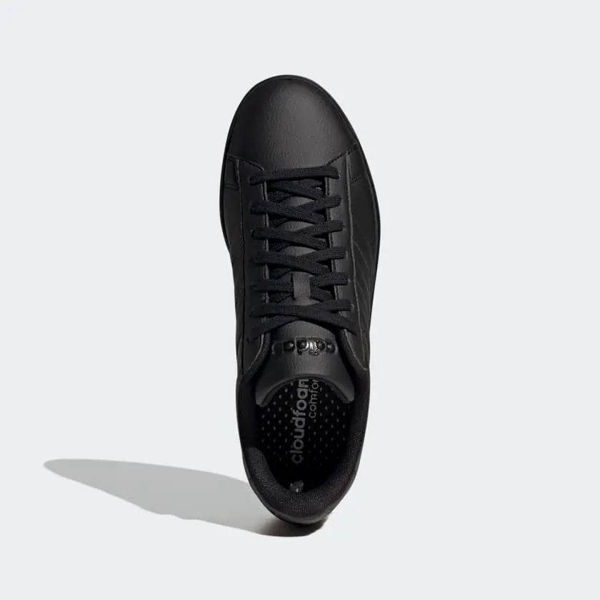 Giày Adidas Neo Grand Court Cloudfoam 'Black' GW9198 — ảnh 5