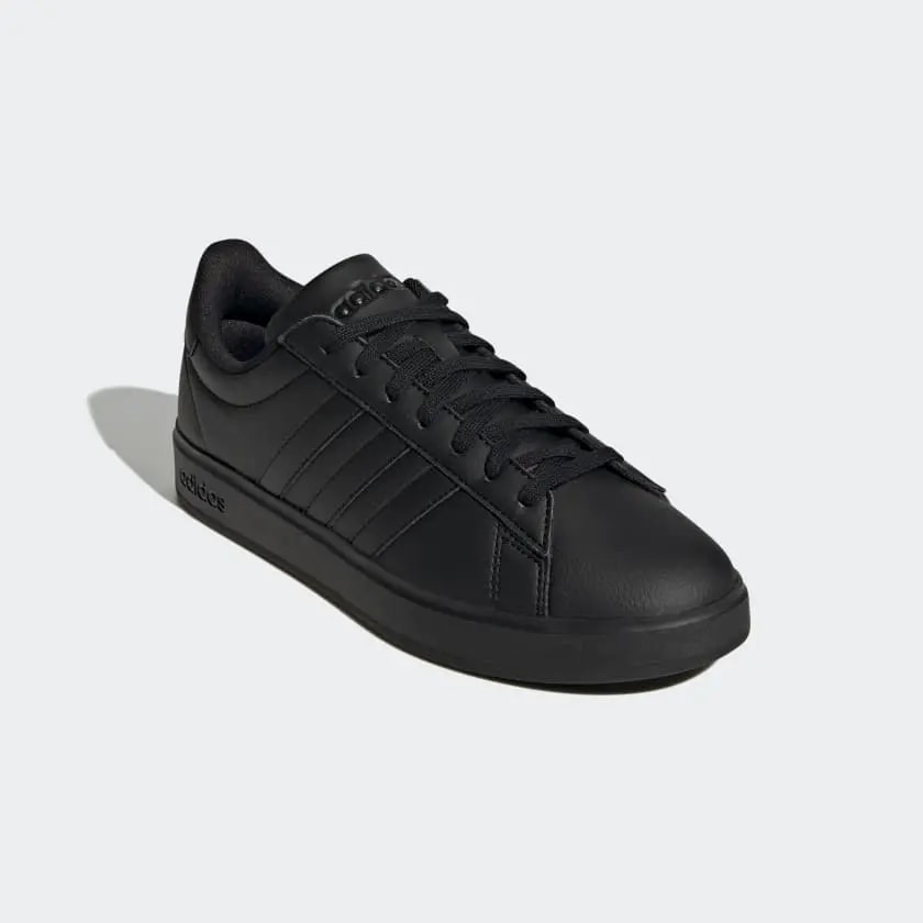 Giày Adidas Neo Grand Court Cloudfoam 'Black' GW9198 — ảnh 4