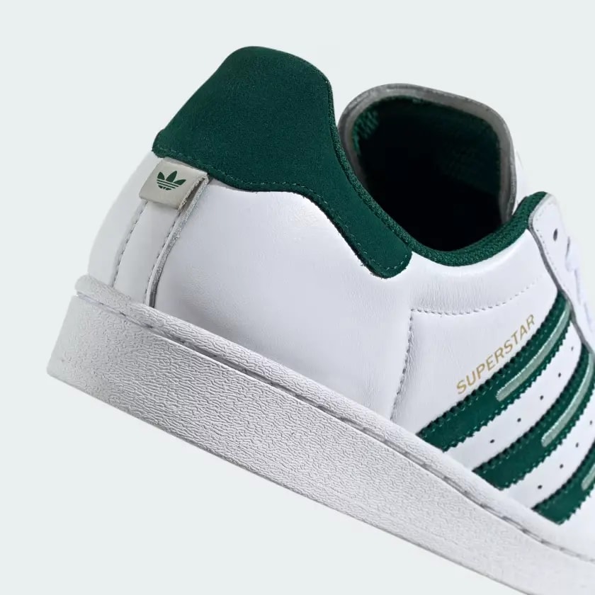 Giày Aididas Superstar 'Embroidered Green Stripes' ID1374 — ảnh 5