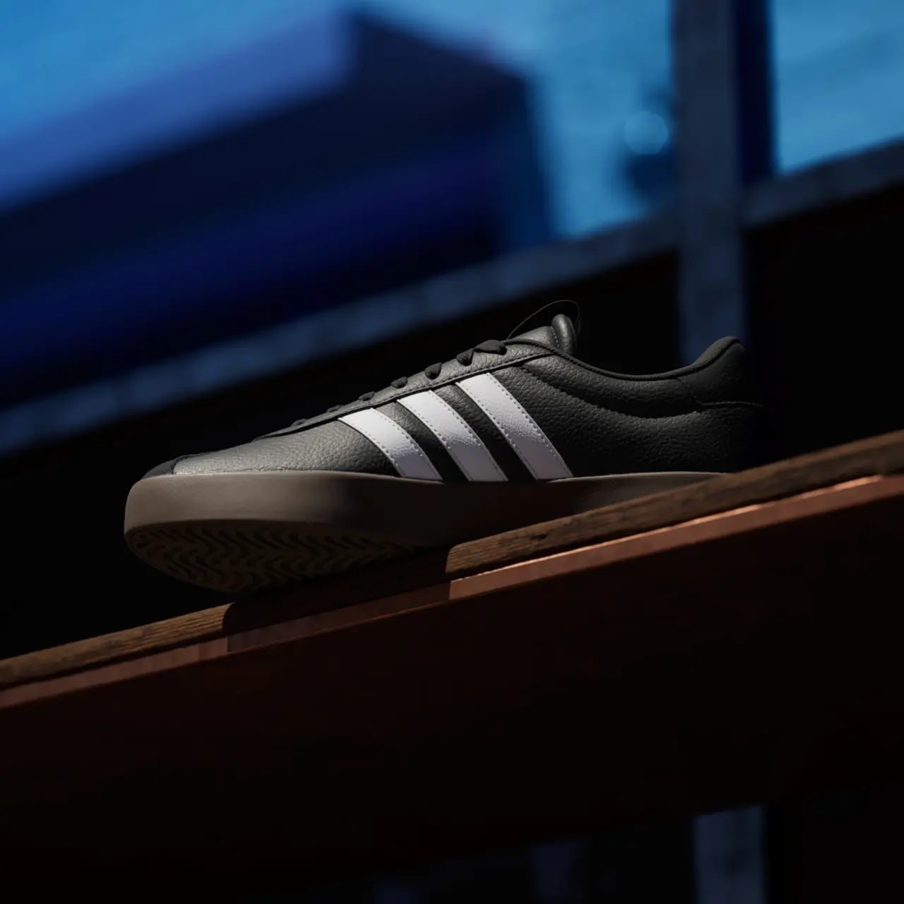 Giày Adidas VL Court 3.0 'Black White Gum' ID6286 — ảnh 2