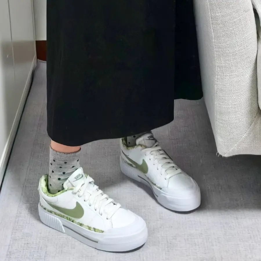 Giày Nike Court Legacy Lift 'Tropical' HF5054-100 — ảnh 4