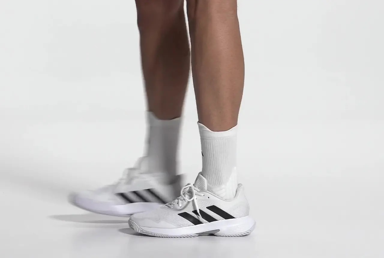 Giày Adidas CourtJam Control Tennis 'White Black' ID1538 — ảnh 3