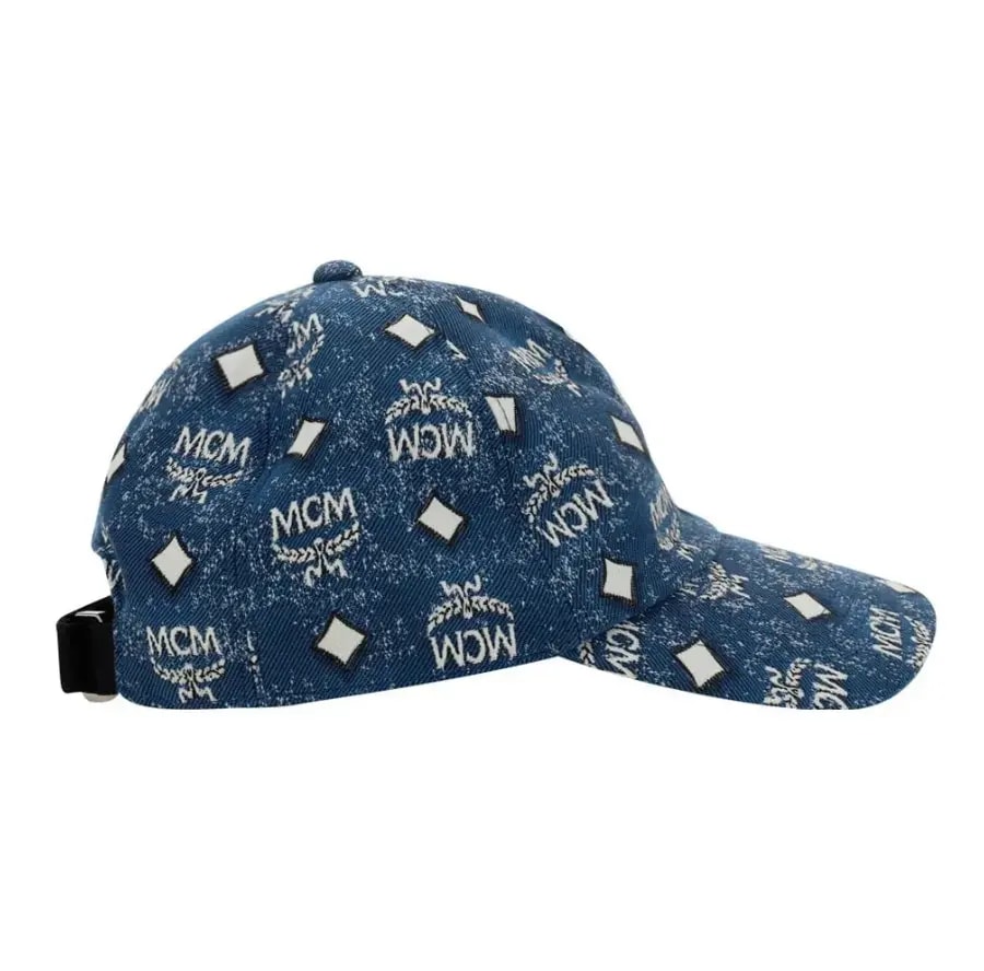 Mũ MCM Baseball Hat Denim 'Blue' MECBATQ01LE — ảnh 2