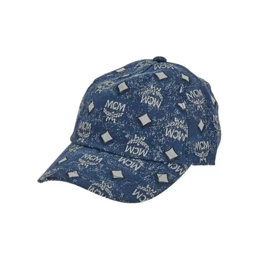 Mũ MCM Baseball Hat Denim 'Blue' MECBATQ01LE — ảnh 3