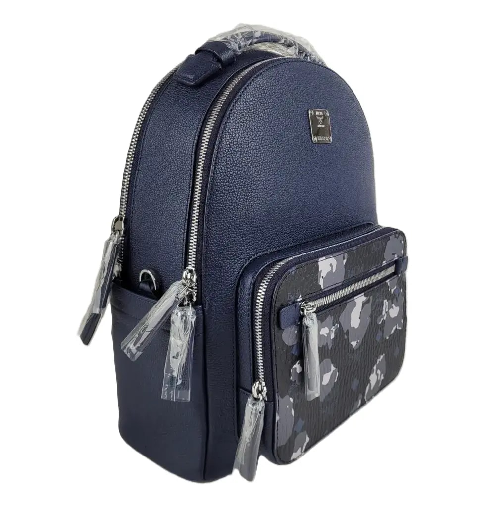Balo MCM Small Backpack 'Blue Camo' MMKCAVE07B1001 — ảnh 2