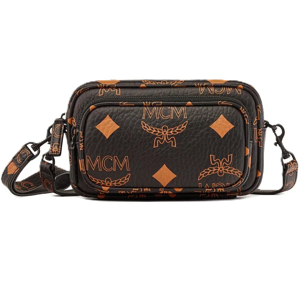 Túi MCM Aren Wristlet Visetos 'Black' MMRDATA02BK001