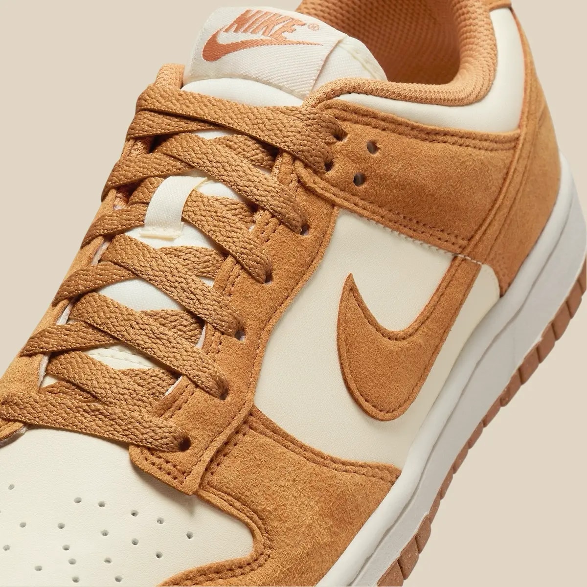 Giày Nike Dunk Low Next Nature 'Flax Suede' HJ7673-100 — ảnh 2
