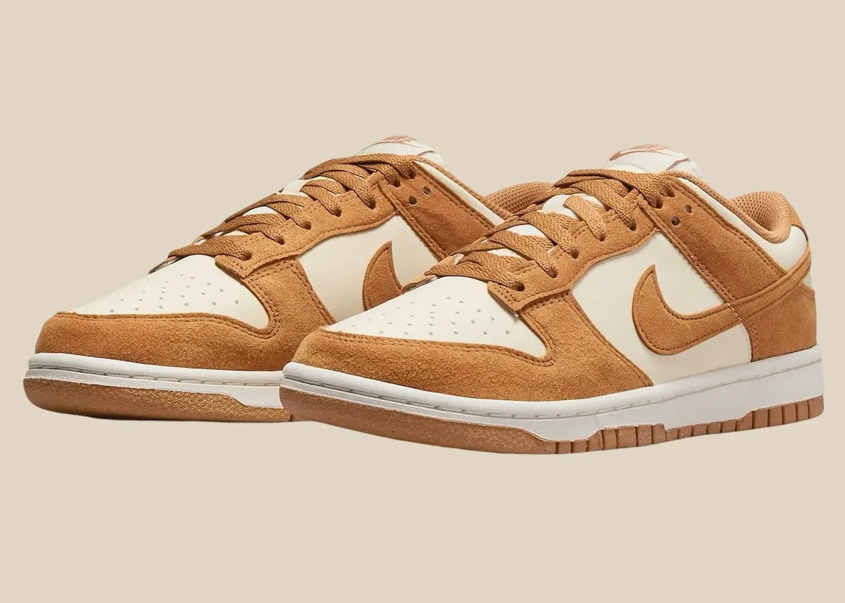 Giày Nike Dunk Low Next Nature 'Flax Suede' HJ7673-100 — ảnh 5