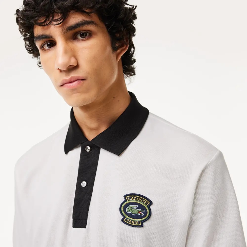 Áo Lacoste Original With Badge 'White' PH7369-8LP — ảnh 3