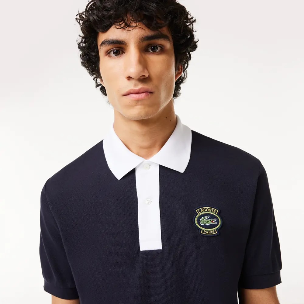 Áo Lacoste Original With Badge 'Blue' PH7369-EL5 — ảnh 3