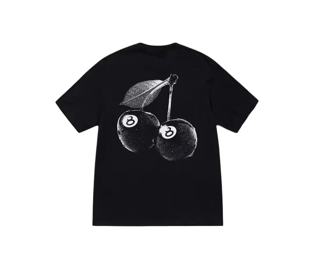 Áo Stussy Cherries SS24 Tee 'Black' — ảnh 2
