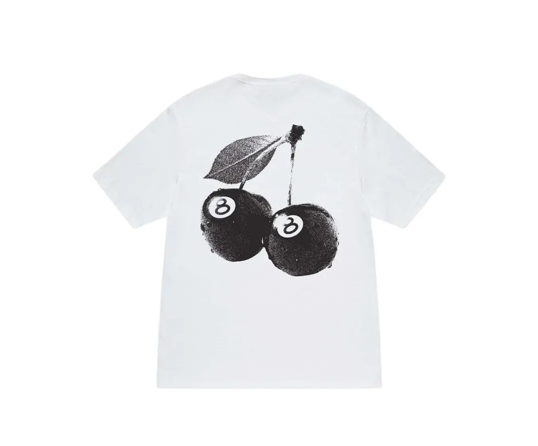 Áo Stussy Cherries SS24 Tee 'White' — ảnh 2