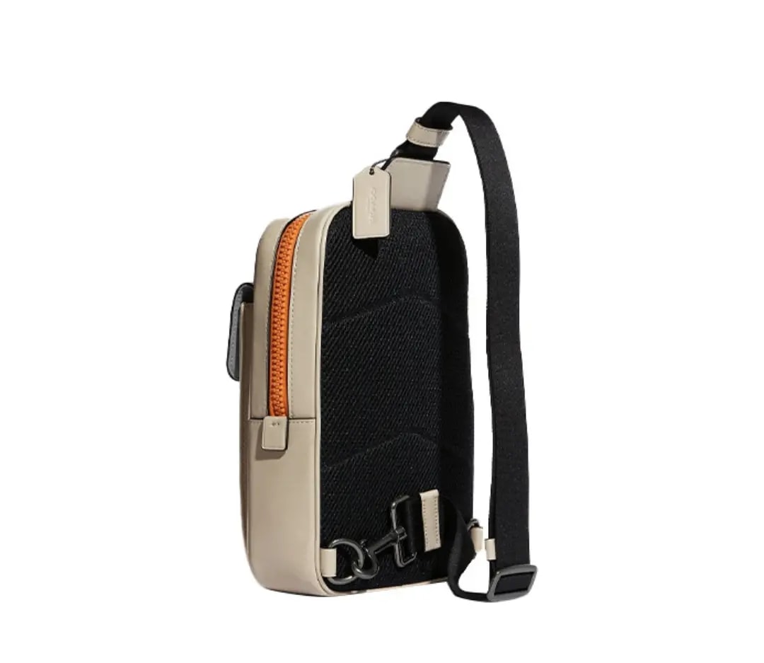 Túi Coach Track Pack In Colorblock 'Gunmetal' C8126-QBTTX — ảnh 3
