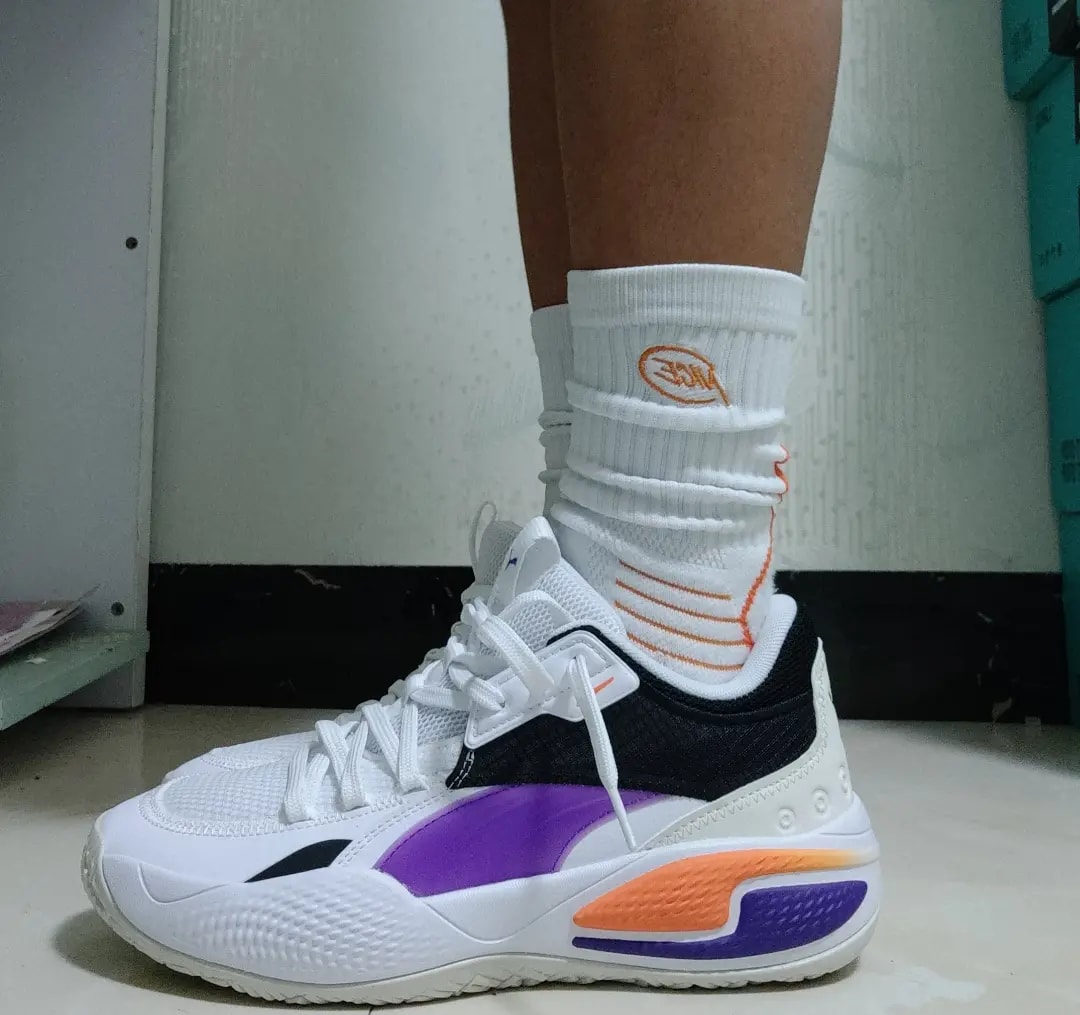 Giày Puma Court Rider 'White Prism Violet' 195634‑02 — ảnh 2