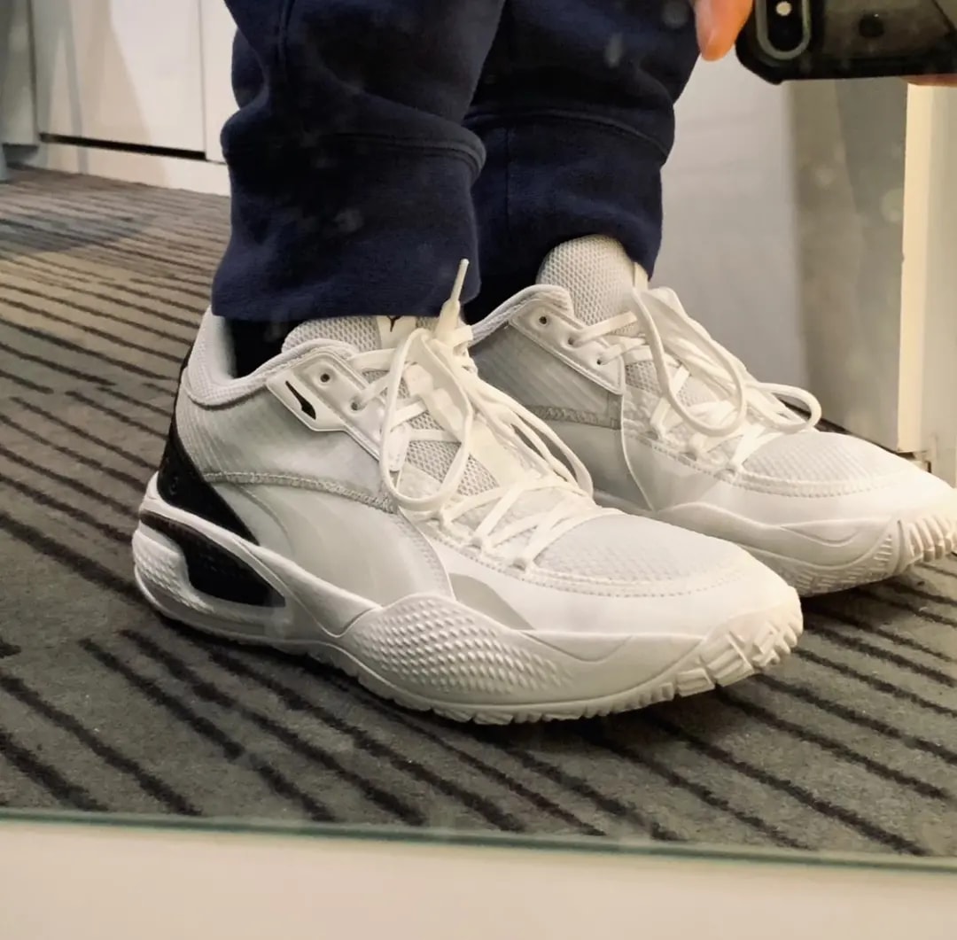 Giày Puma Court Rider 'White Black' 195634-03 — ảnh 3