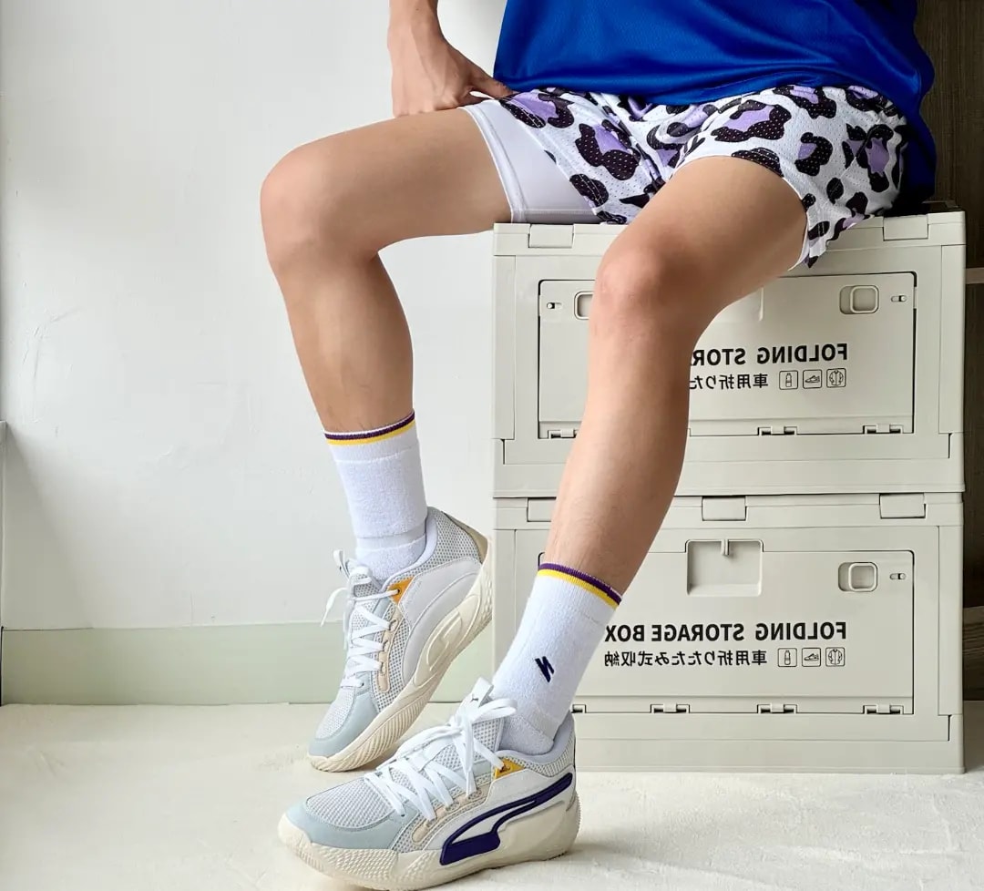 Giày Puma Court Rider Chaos 'Slash Lakers' 378052-05 — ảnh 4