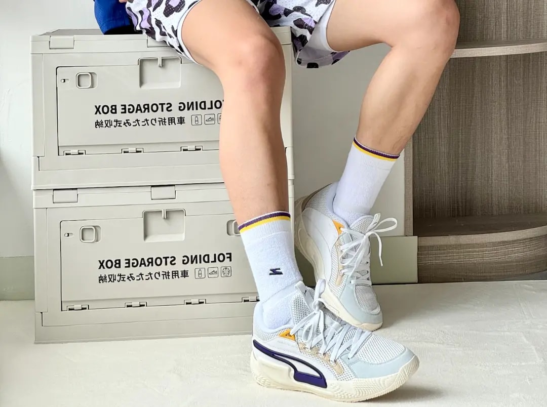 Giày Puma Court Rider Chaos 'Slash Lakers' 378052-05 — ảnh 3