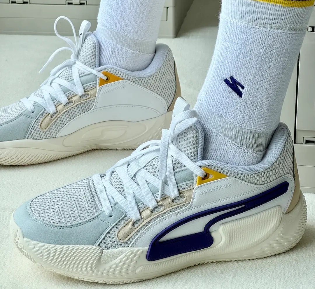 Giày Puma Court Rider Chaos 'Slash Lakers' 378052-05 — ảnh 2