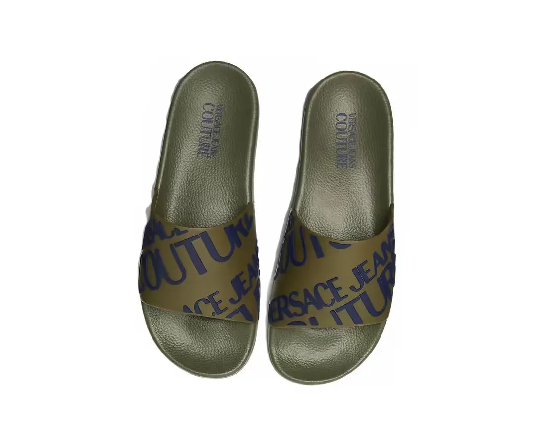 Dép Versace Jeans Couture Logo 'Dark Green' E75YA3SQ1-E71352-E107 — ảnh 2
