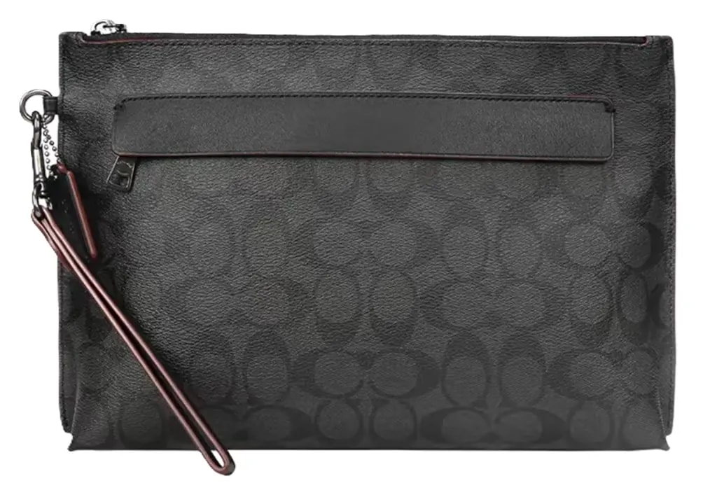Túi Coach Pouch 29 Classic Logo 'Black' F39763-N3A