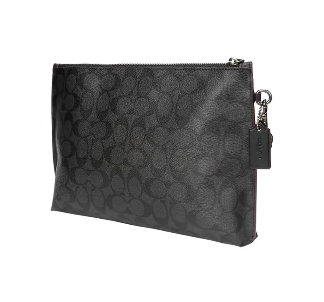 Túi Coach Pouch 29 Classic Logo 'Black' F39763-N3A — ảnh 3