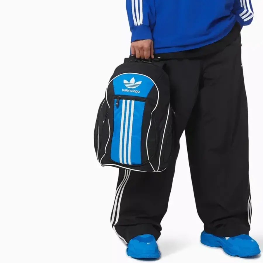 Balo Adidas Small Backpack x Balenciaga 'Blue' 721695210M01064 — ảnh 2