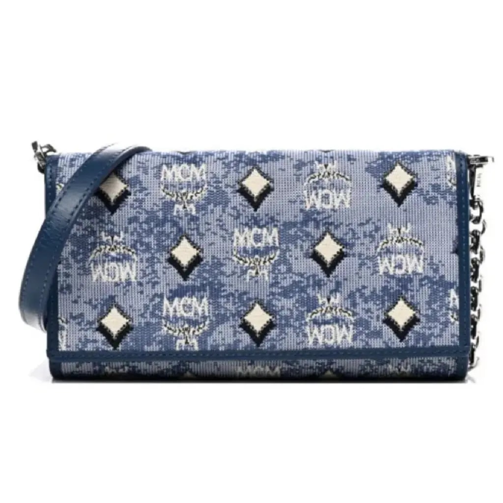 Túi MCM Aren Old Flower 'Blue' MXECATA01LU001