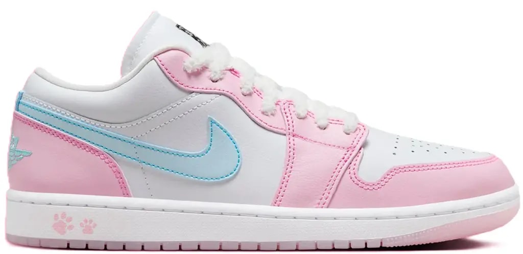 Giày Nike Air Jordan 1 Low SE 'Paw Print' HM3706-141 — kich-thuoc: 36
