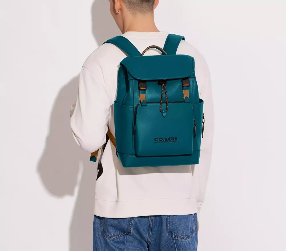 Balo Coach Mochila League Flap 'Blue' C2284-MVT — ảnh 2