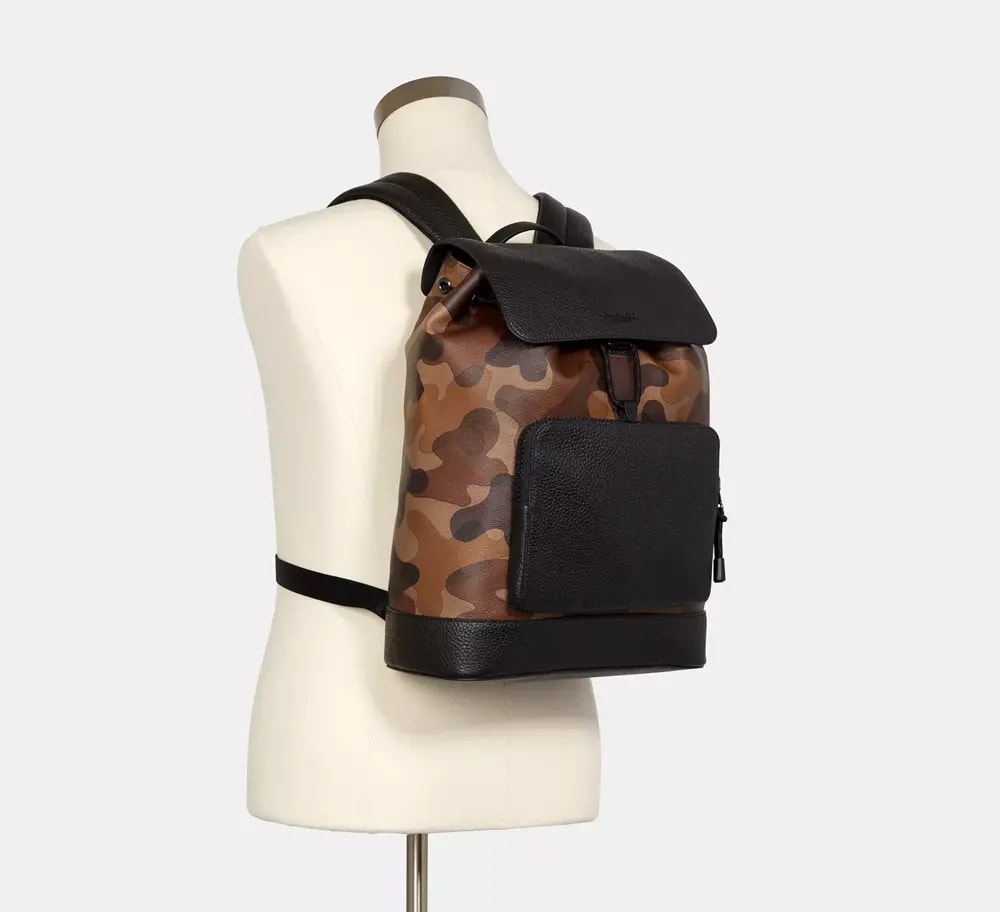 Balo Coach Turner Backpack With Camo Print 'Muti Color' C2947-QBN3Y — ảnh 2