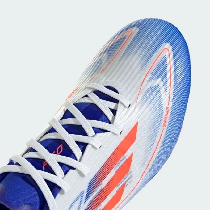 Giày Adidas F50 League FG/NG 'White Blue' IE0601 — ảnh 4