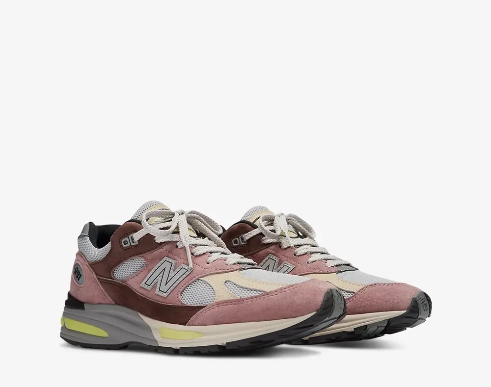 Giày New Balance 991v2 MiUK 'Rosewood' U991MG2 — ảnh 4