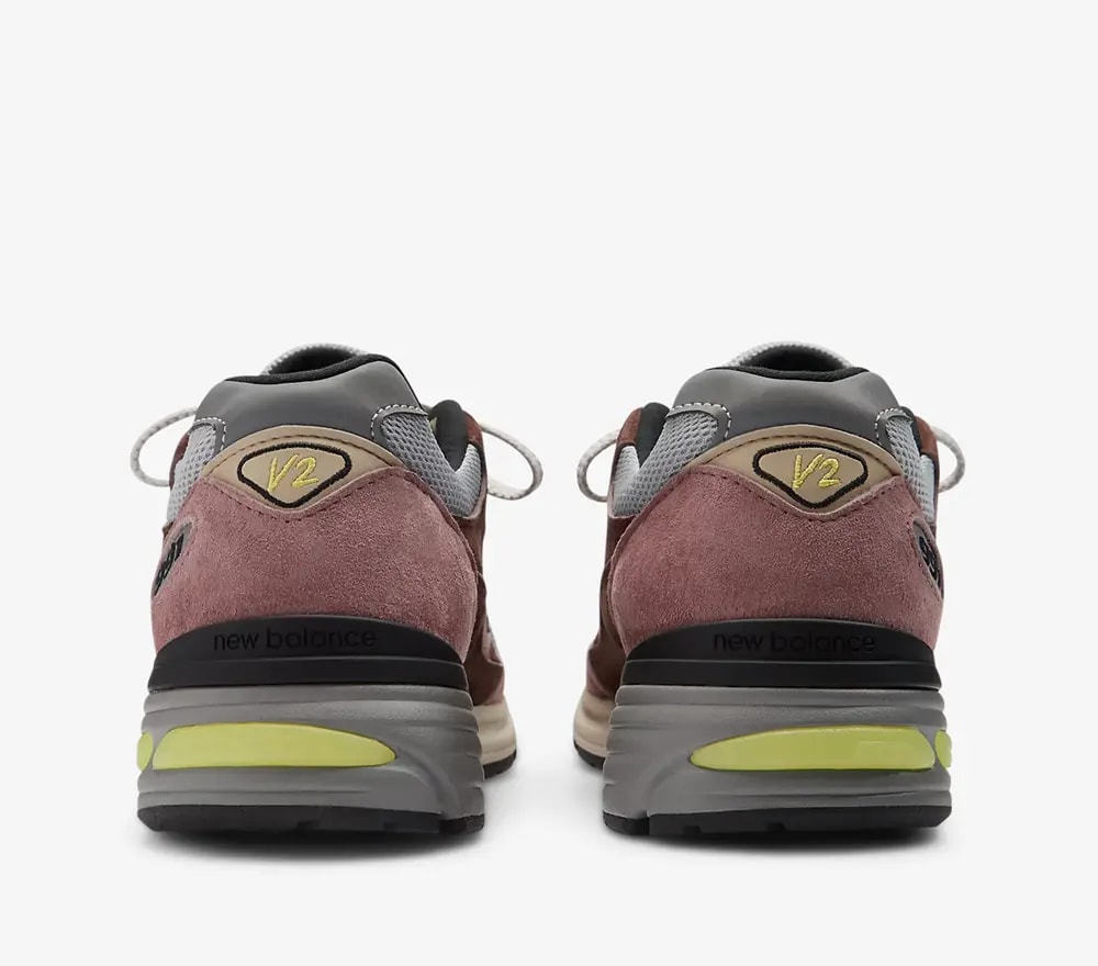 Giày New Balance 991v2 MiUK 'Rosewood' U991MG2 — ảnh 2
