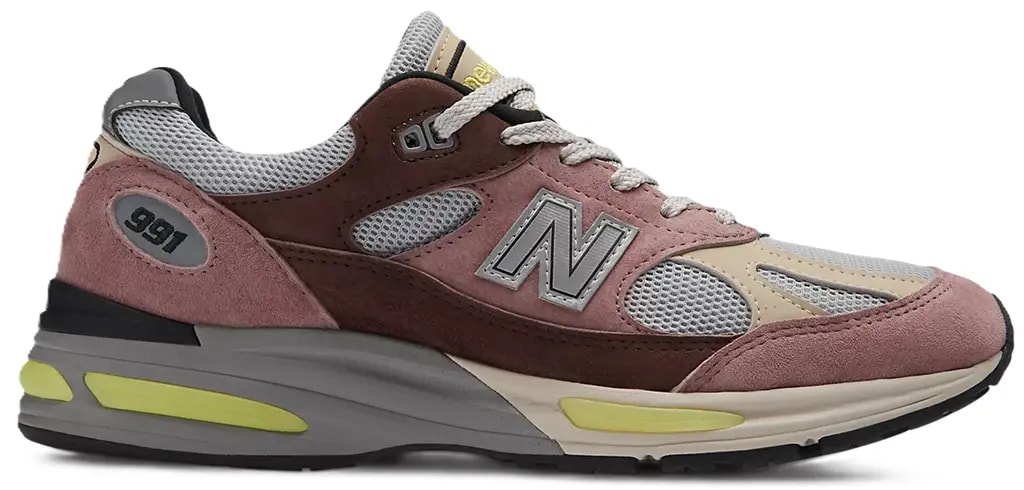 Giày New Balance 991v2 MiUK 'Rosewood' U991MG2 — kich-thuoc: 37