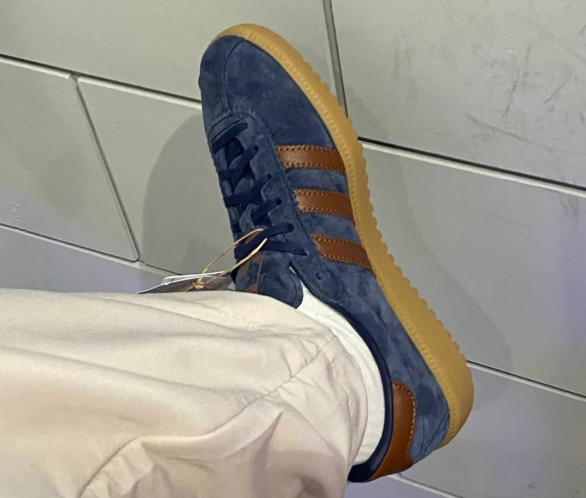 Giày Adidas Originals Bermuda 'Navy Red' JI4278 — ảnh 3