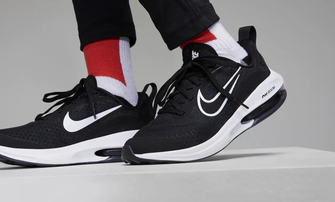 Giày Nike Air Zoom Arcadia 2 GS 'Black White' DM8491-002 — ảnh 5
