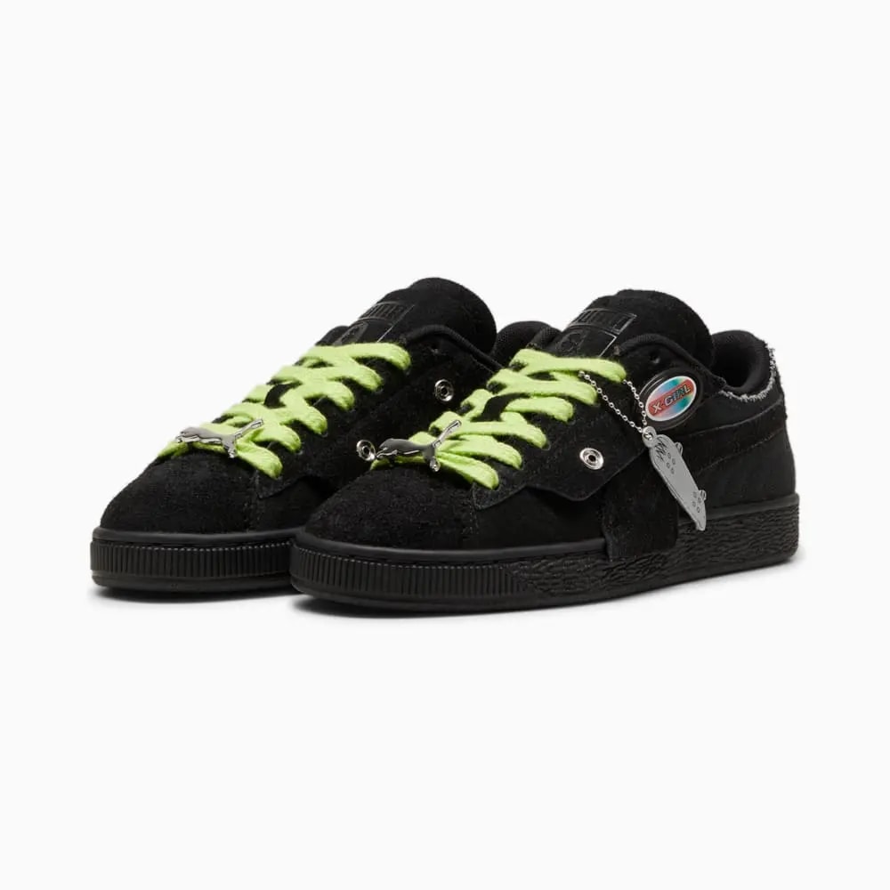 Giày Puma Suede x X-GIRL 'Black' 396251-01 — ảnh 4
